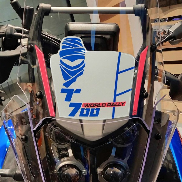 Aufkleber 3D Windschutzscheibe Schutz kompatibel mit Yamaha Tenere 700 World Rally