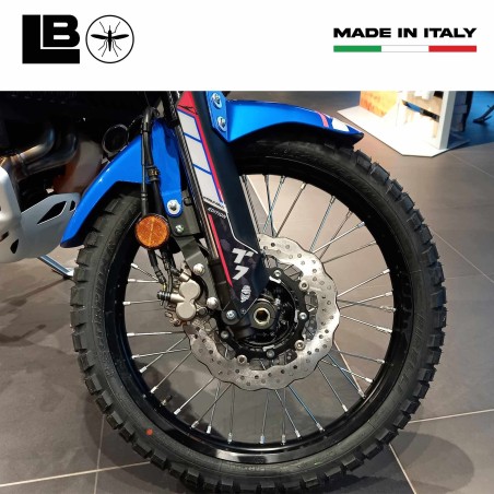 Autocollants Protecteurs de potence moto compatibles avec Yamaha Tenere 700 World Rally