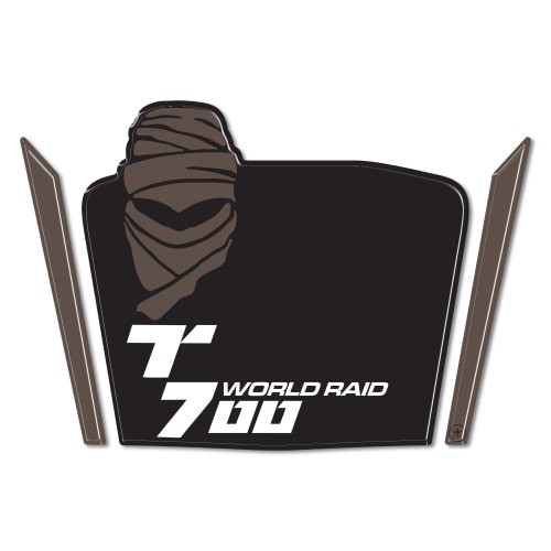                                             Pegatinas 3D para parabrisas de moto compatibles con Yamaha Tenere 700 World Raid - Negro
                                          