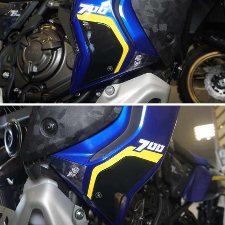 Stickers de protection 3D compatibles avec Yamaha Tenere 700 World Raid