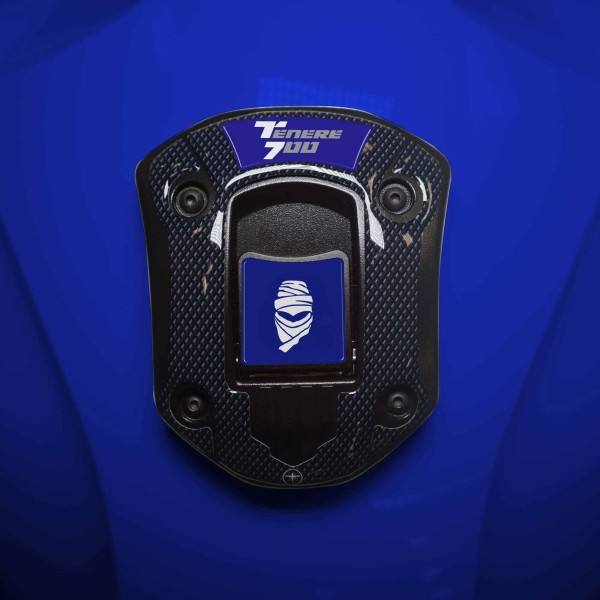 Autocollant 3D de protection de bouchon de réservoir compatible avec Yamaha Tenere 700 à partir de 2019.