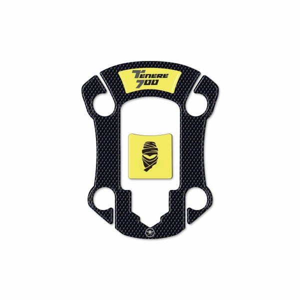 Pegatina adhesiva 3D de protección del tapón del depósito compatible con Yamaha Tenere 700 a partir de 2019