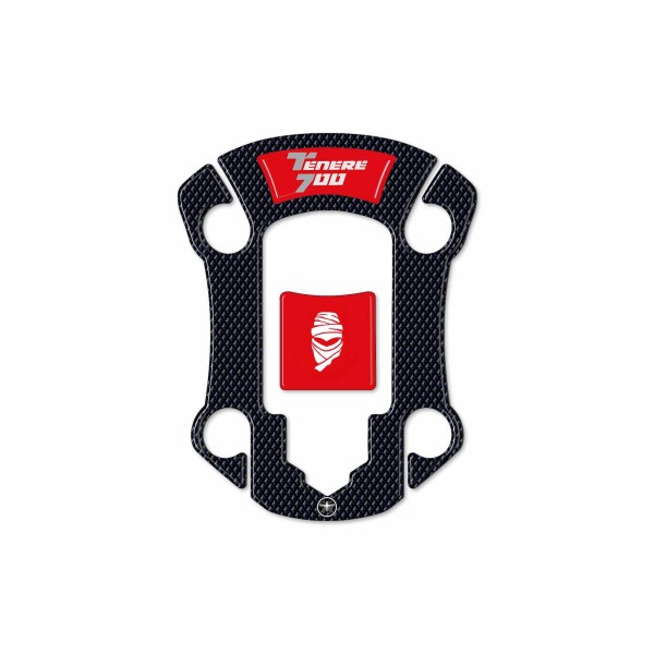 Pegatina adhesiva 3D de protección del tapón del depósito compatible con Yamaha Tenere 700 a partir de 2019
