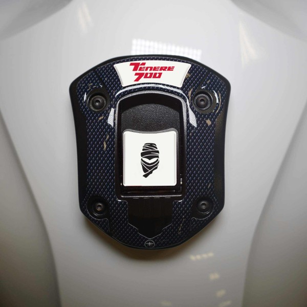 Adhesive 3D Tank cap protection sticker compatible with Yamaha Tenere 700 from 2019