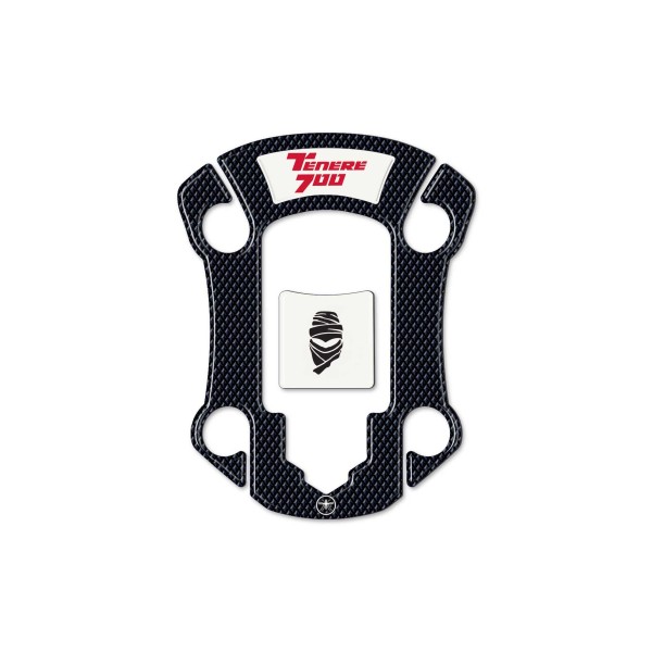Adesivo 3D Protezione Tappo Serbatoio compatibile con Yamaha Tenere 700 dal 2019