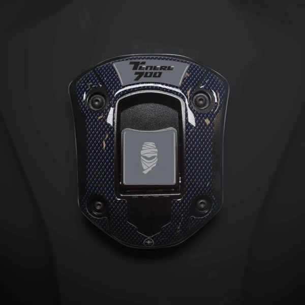 Autocollant 3D de protection de bouchon de réservoir compatible avec Yamaha Tenere 700 à partir de 2019.