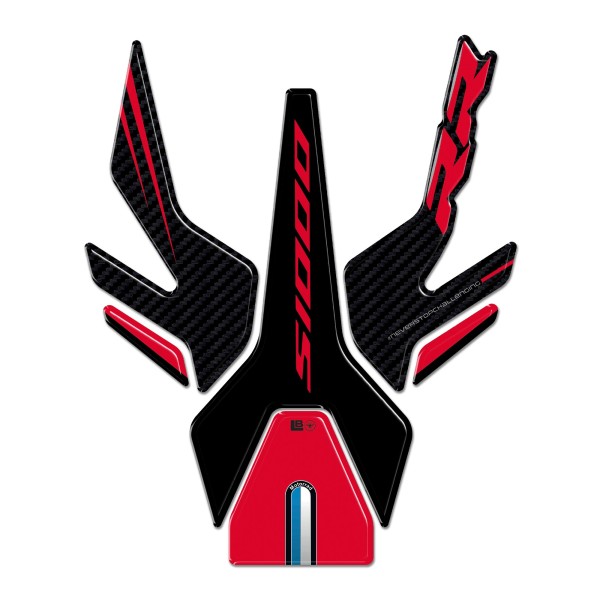 Protector de depósito adhesivo 3D compatible con Bmw S1000RR 2009-2026