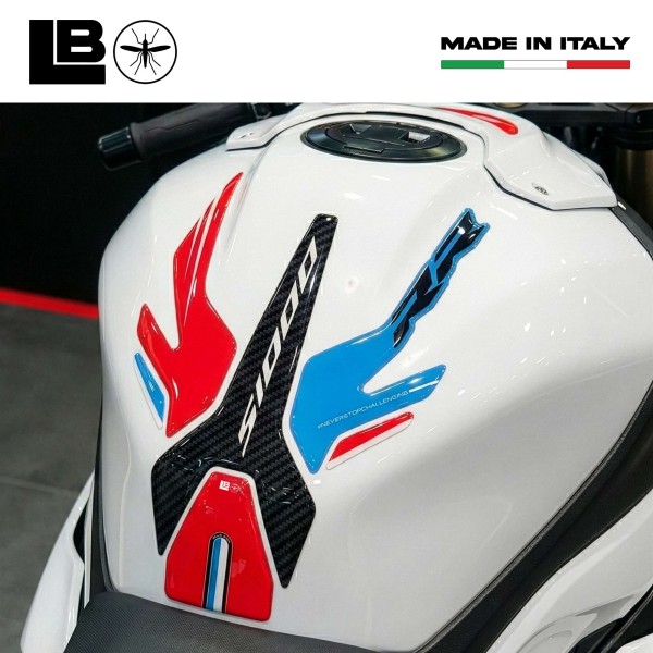 Kit Autocollants Réservoir 3D Protection Moto compatible avec Bmw S1000RR 2009-2026