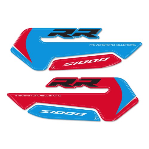                                             Adesivi Protezioni Laterali Serbatoio moto compatibili con Bmw S1000RR 2009-2026
                                          