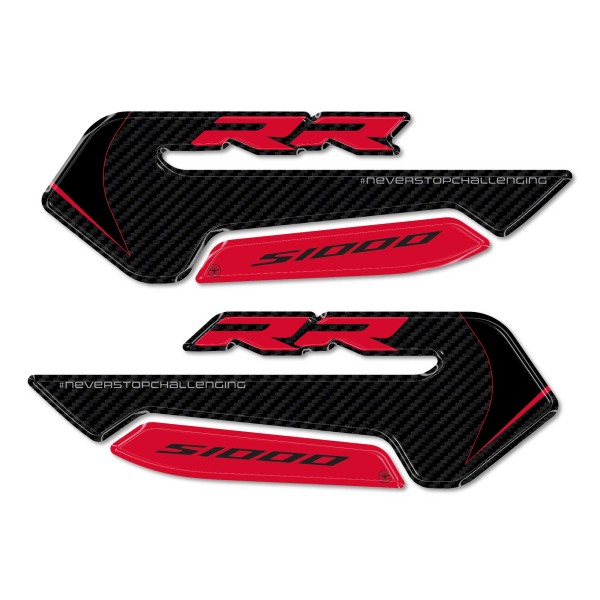 Adesivi Protezioni Laterali Serbatoio moto compatibili con Bmw S1000RR 2009-2026