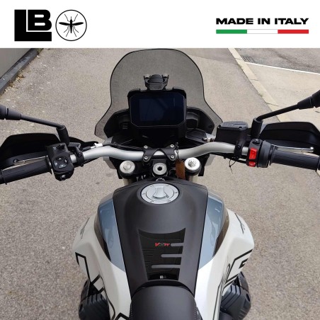 3D Gel Tankschutz Aufkleber kompatibel mit Moto Guzzi V85TT 2024-26