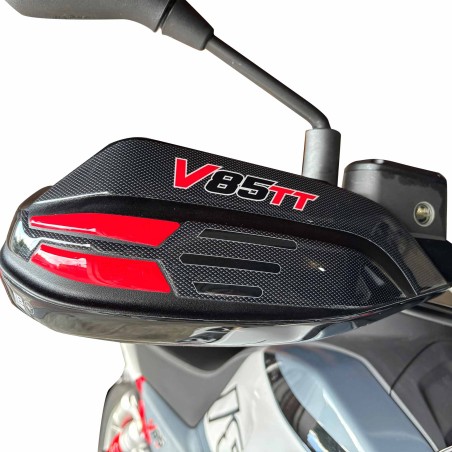 Pegatinas Resina 3D Guardamanos compatibles con Moto Guzzi V85TT 2024-2026
