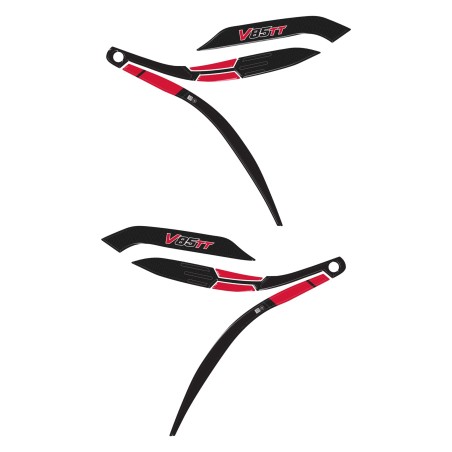 Pegatinas Resina 3D Guardamanos compatibles con Moto Guzzi V85TT 2024-2026