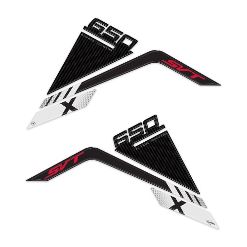                                             Protectores laterales adhesivos 3D para depósito compatibles con QJ Motor SVT650X 2026
                                          