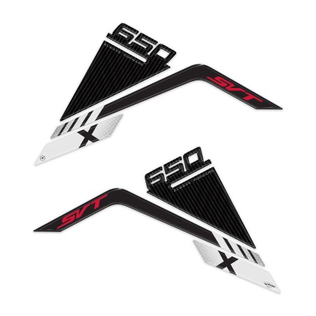 Protectores laterales adhesivos 3D compatibles con QJ Motor SVT650X 2026