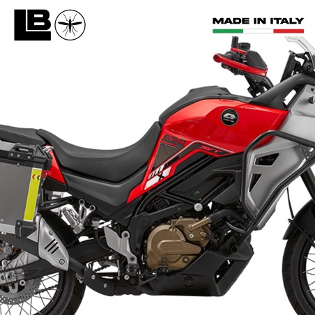 Seitenprotektoren 3D Tankaufkleber kompatibel mit QJ Motor SVT650X 2026