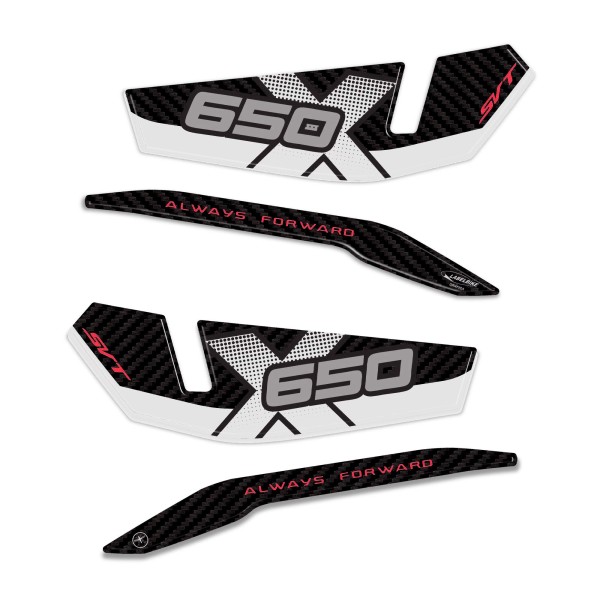 Protège-mains moto 3D Gel stickers compatible avec QJ Motor SVT650X 2026