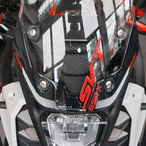 QJ Motor SVT650X compatible motorbike windshield protector stickers 2026