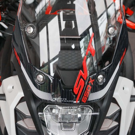 Adesivi Protezioni Frontali Cupolino moto compatibili con QJ Motor SVT650X 2026
