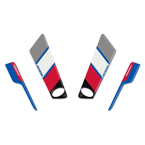 3D Gel Stickers 3D Protecteurs de garde-boue moto compatibles avec BMW R1300GS