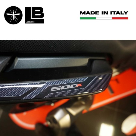 3D Stickers Passenger handle protectors compatible with Honda CB500X 2022-2023