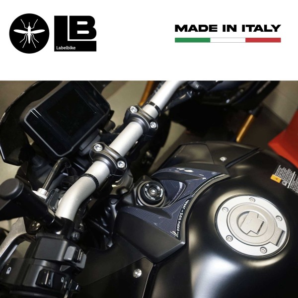 Autocollant de protection de la zone des touches 3D compatible avec la moto Yamaha Mt-09 2021-2022