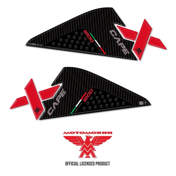 Adesivi Gel 3D Laterali Serbatoio compatibili con Moto Morini X-Cape 1200 2026