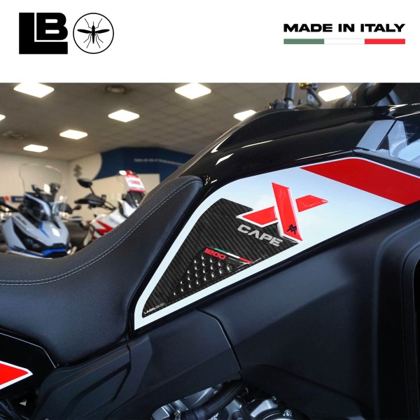 Adesivi Gel 3D Laterali Serbatoio compatibili con Moto Morini X-Cape 1200 2026