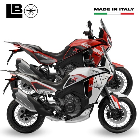 3D Gel Tank Seitenaufkleber kompatibel mit Moto Morini X-Cape 1200 2026