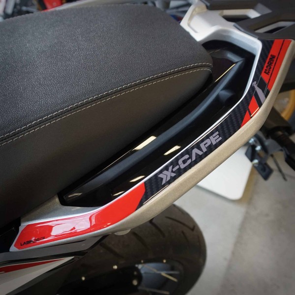 Maniglie Passeggero Adesivi 3D compatibili con Moto Morini X-Cape 1200 2026