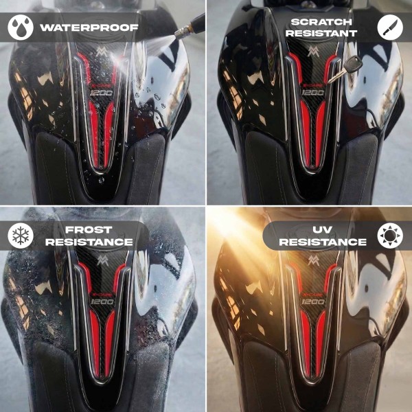 Paraserbatoio Adesivo 3D Protezione compatibile con Moto Morini X-Cape 1200 2026