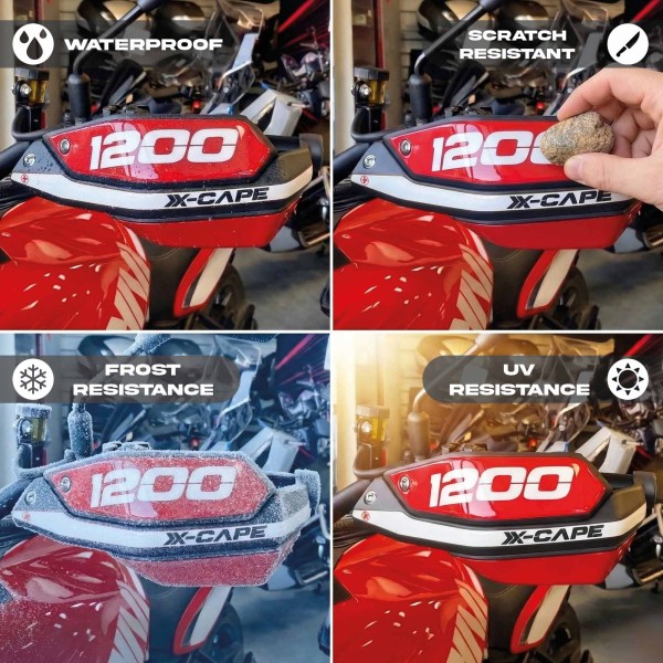 Protège-mains adhésifs 3D compatibles avec Moto Morini X-Cape 1200 2026