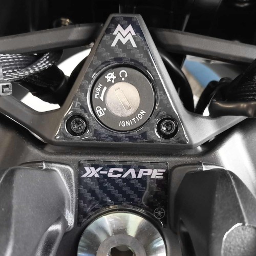 Autocollant 3D pour clé de contact compatible avec Moto Morini X-Cape 1200 2026