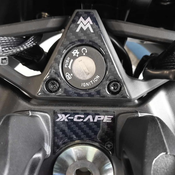 Autocollant 3D pour clé de contact compatible avec Moto Morini X-Cape 1200 2026