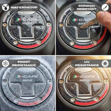 3D Aufkleber für Tankdeckel kompatibel mit Moto Morini X-Cape 1200 2026
