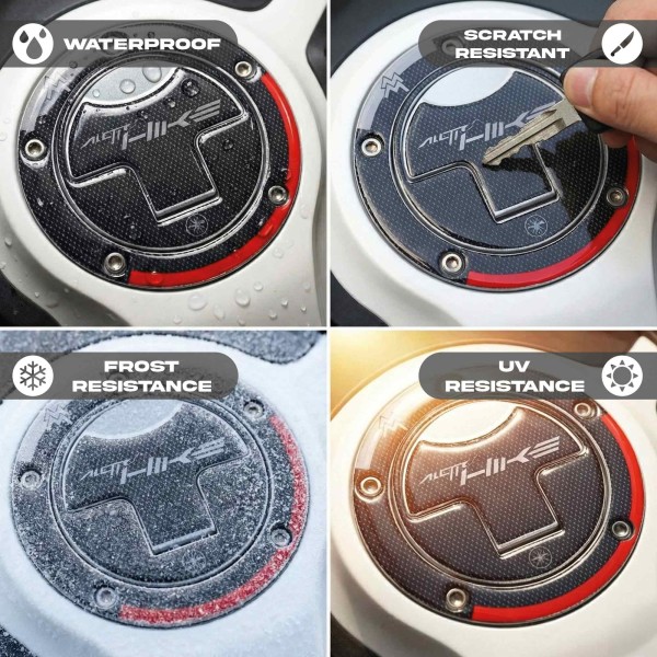 Adesivo 3D per Tappo Serbatoio compatibile con Moto Morini Alltrhike 450 2026
