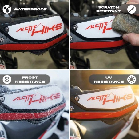 Protezioni Paramani Adesivi 3D compatibili con Moto Morini Alltrhike 450 2026