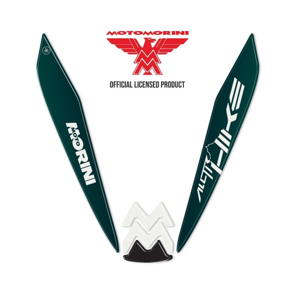 3D Front Fender Sticker compatible with Moto Morini Alltrhike 450 2026