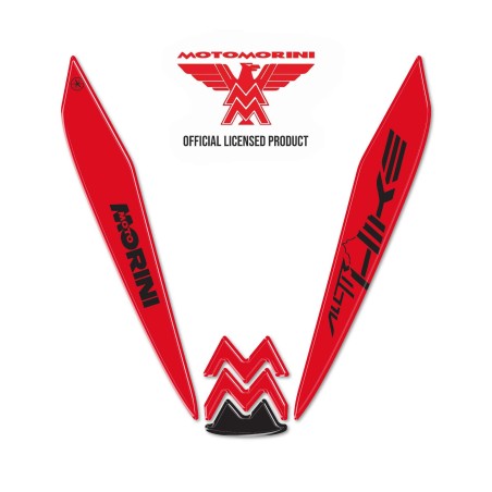 3D Front Fender Sticker compatible with Moto Morini Alltrhike 450 2026