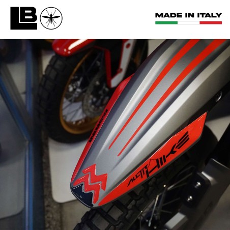 Autocollant 3D pour aile avant compatible avec Moto Morini Alltrhike 450 2026
