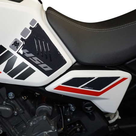 3D Tank Side Stickers compatible with Moto Morini Alltrhike 450 2026