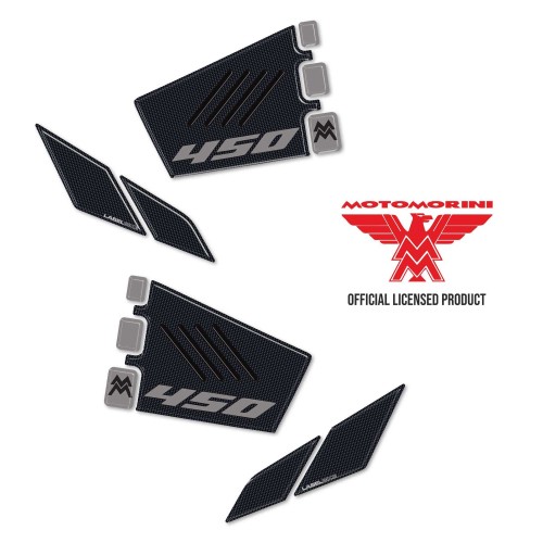                                             3D Tank Side Stickers compatible with Moto Morini Alltrhike 450 2026
                                          