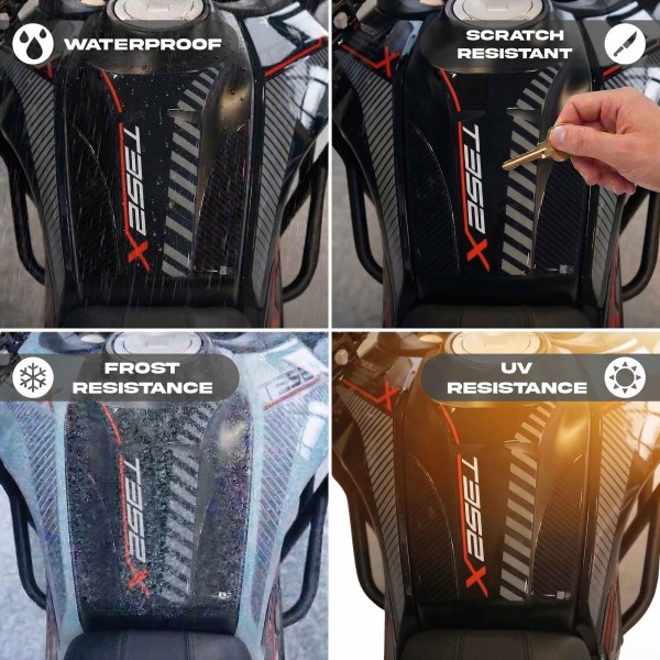3D Adhesive Tank Protector Motorcycle compatible with Morbidelli T352X 2026