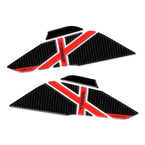                                             3D Aufkleber Tank Side Protectors kompatibel mit Morbidelli T352X 2026
                                          