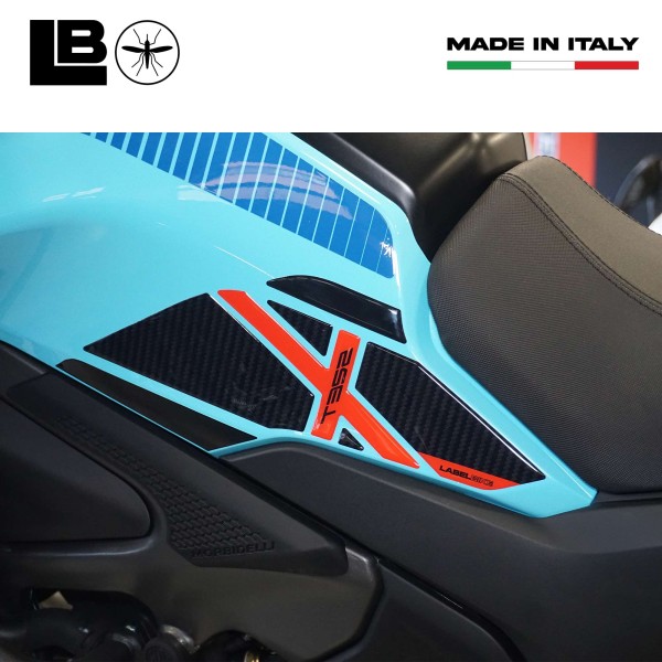 3D Aufkleber Tank Side Protectors kompatibel mit Morbidelli T352X 2026