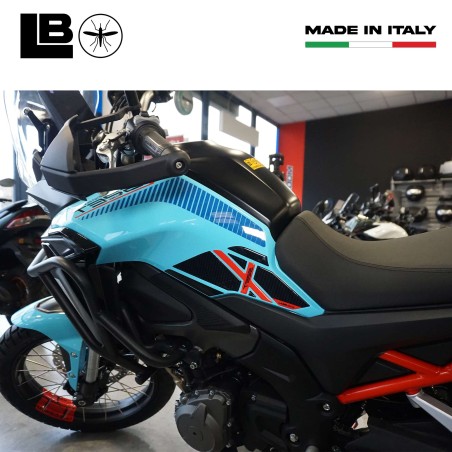 3D Stickers Tank Side Protectors compatible avec Morbidelli T352X 2026