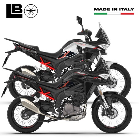 Adesivi 3D Protezioni Laterali Serbatoio compatibili con Morbidelli T352X 2026