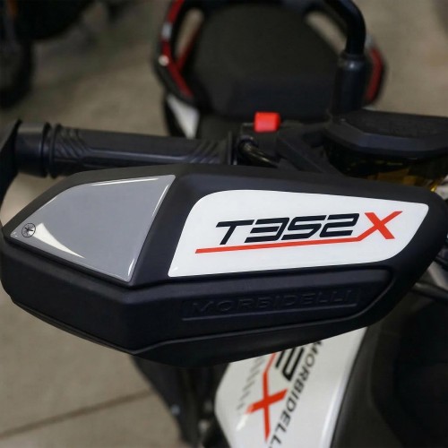                             Pegatinas 3D Gel 3D Handguards protectores de moto compatible con Morbidelli T352X 2026
                          