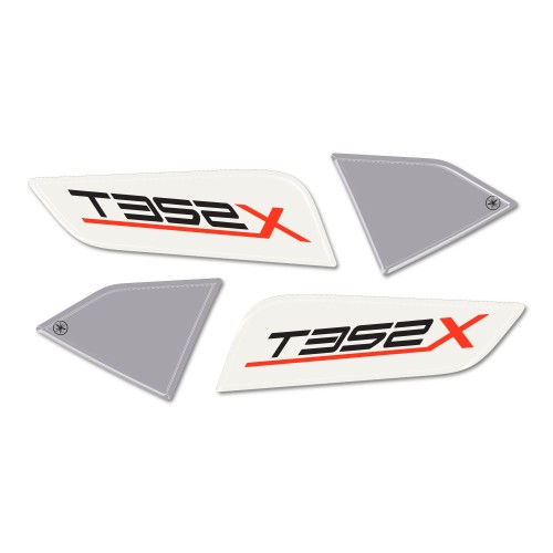                                             Adesivi Gel 3D Protezioni Paramani moto compatibili con Morbidelli T352X 2026
                                          