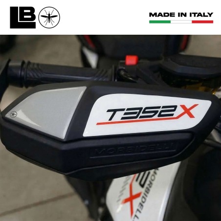 3D Gel Stickers 3D Handguards motorbike protectors compatible with Morbidelli T352X 2026